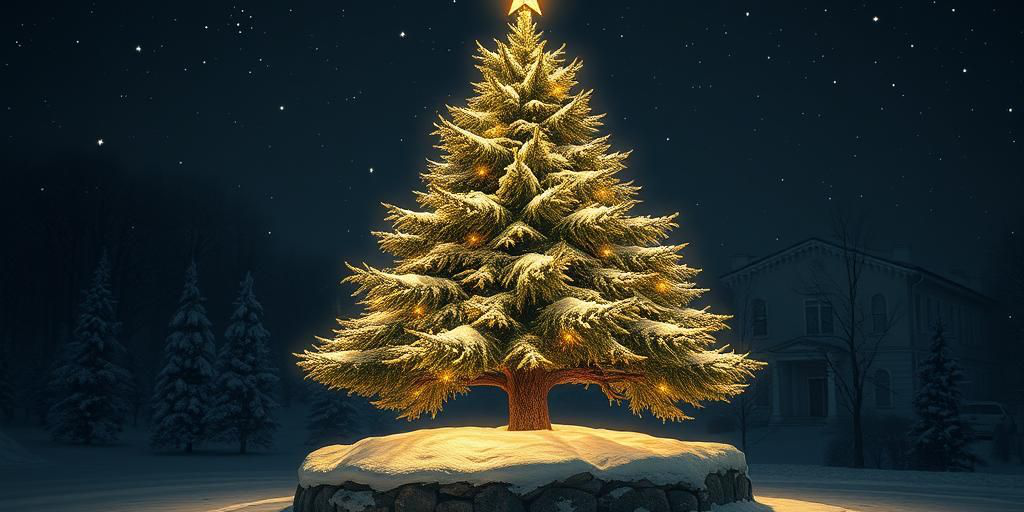 Capracotta illumina il solstizio d'inverno con un albero di Natale a 40 trattori