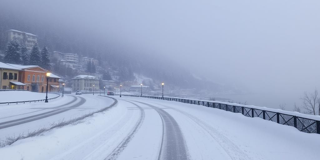 Maltempo Liguria: allerta neve prorogata sul Ponente fino a domani, quota neve in calo nell'entroterra savonese