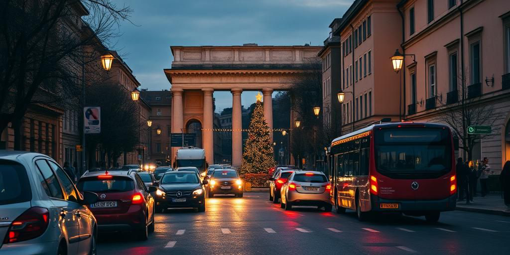 Problemi di viaggio natalizi verso Roma: traffico, costi e alternative