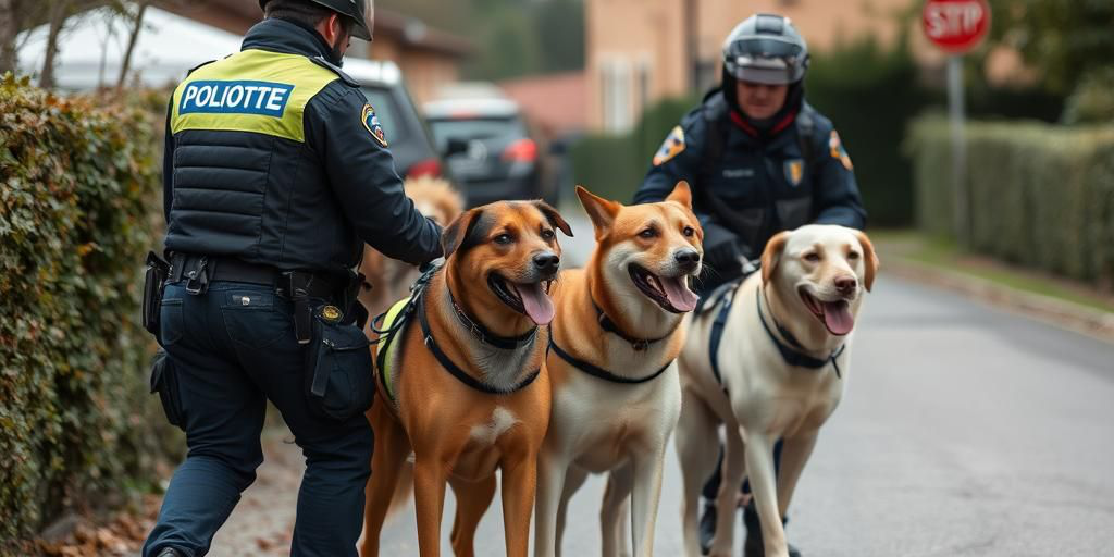 Poliziotto salva 11enne da attacco di tre cani a Cascina