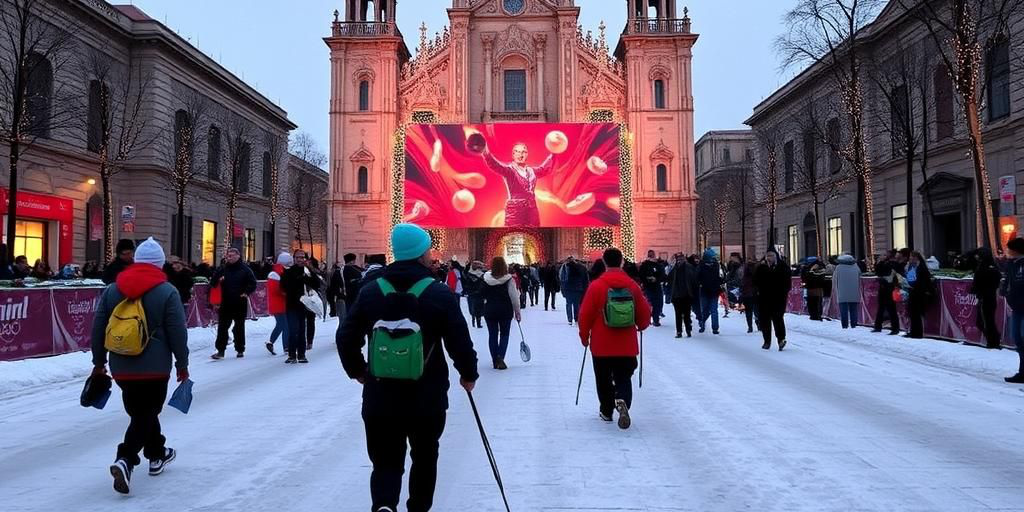 Fiamma olimpica di Milano Cortina arriva a Napoli per celebrare le Olimpiadi invernali