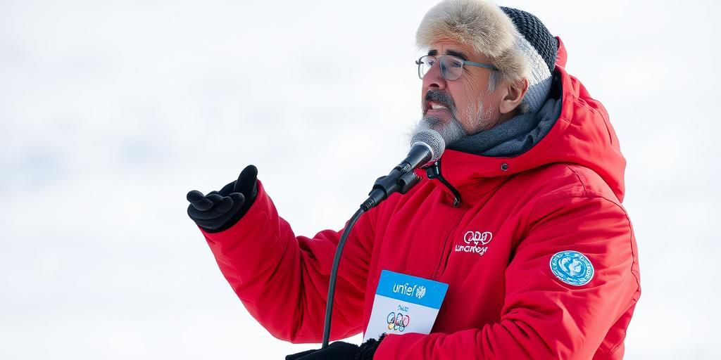 Unicef: Graziano Tedoforo alla 18ª tappa Milano‑Cortina, parla dei valori universali delle Olimpiadi invernali