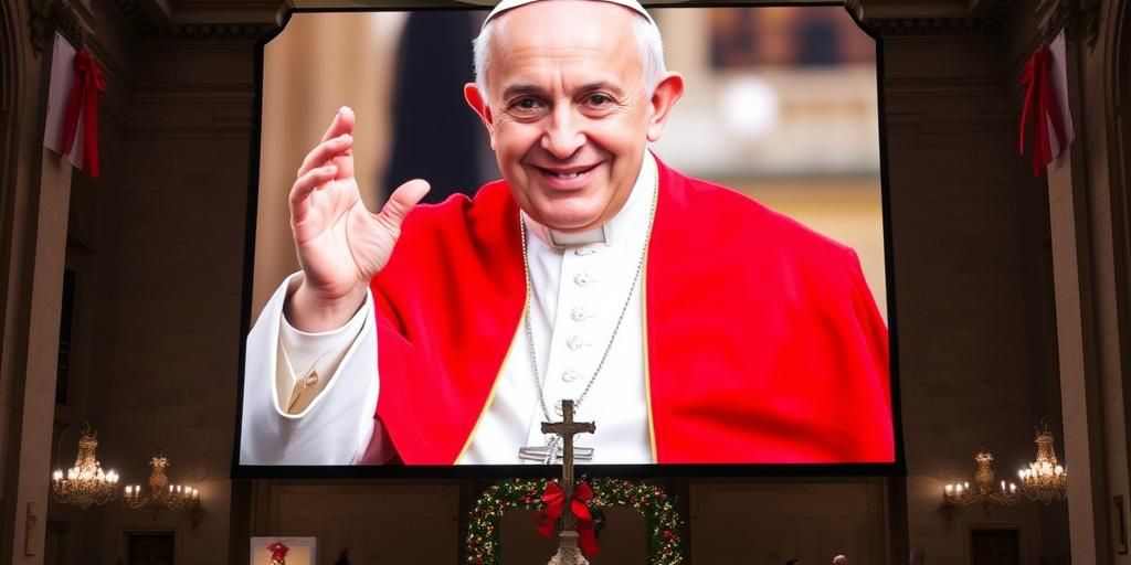 Messaggi di Natale del Papa proiettati su maxi schermi a San Pietro dal 23 al 31 dicembre