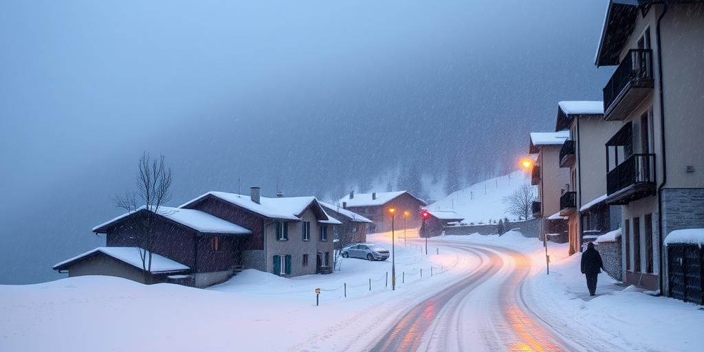 Piemonte: pioggia e neve in quota, più di un metro di neve nel Cuneese