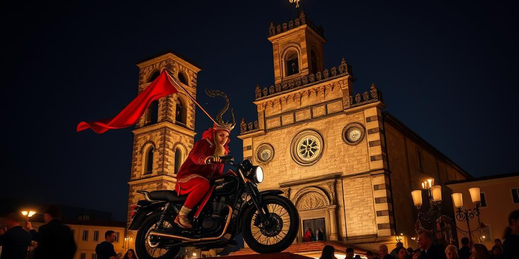 Perugia: MotoBefana e vigili del fuoco per l'Epifania