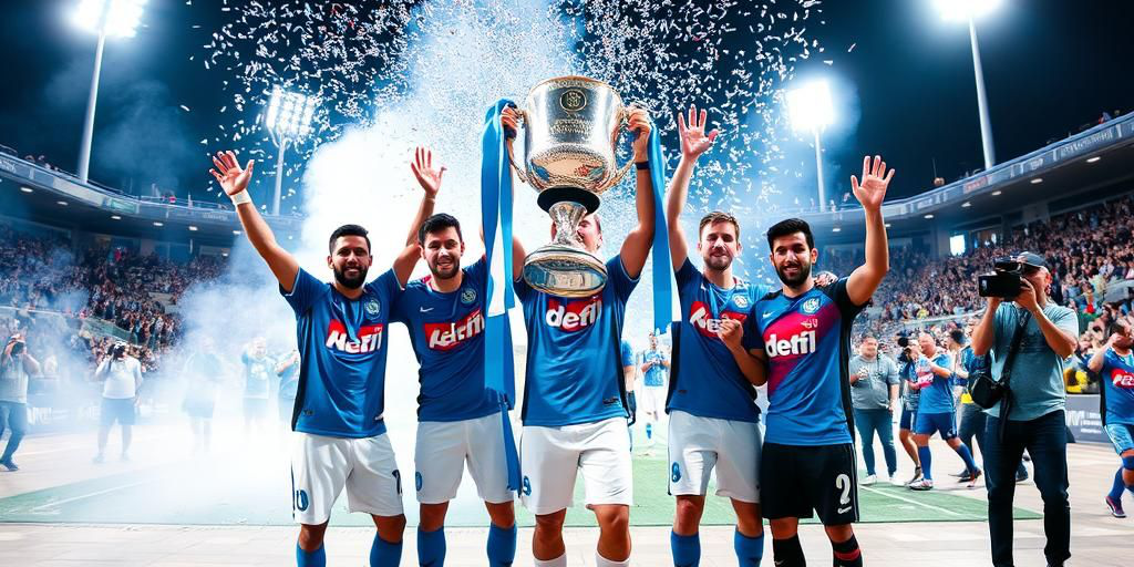 Napoli vince la Supercoppa e festeggia in Piazza Plebiscito