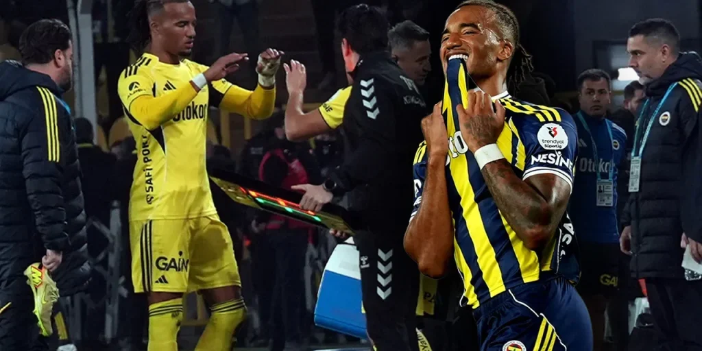 Archie Brown infortunato nella partita Fenerbahçe-Konyaspor