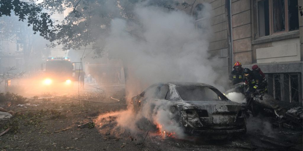 Russian attack causes partial blackout in Lviv