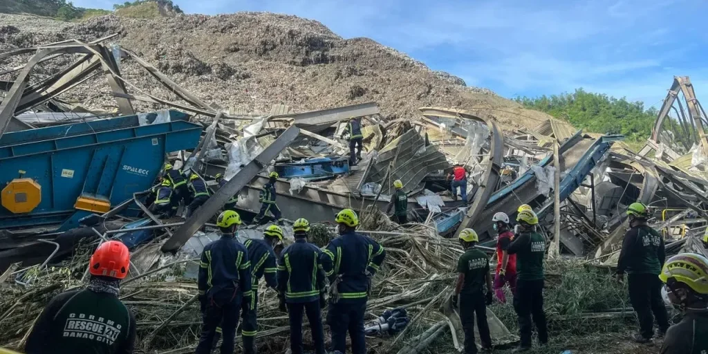 Crollo di discarica nelle Filippine causa morte, feriti e persone scomparse