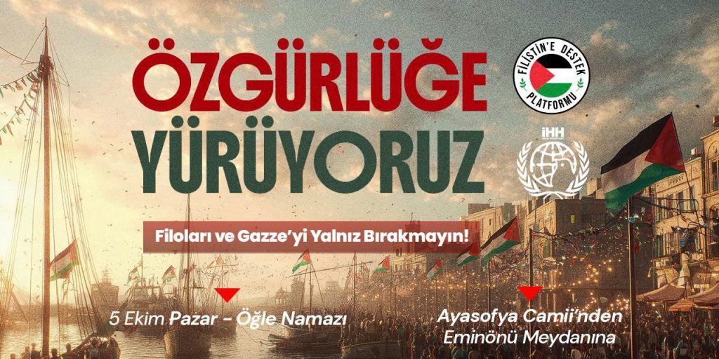 Filolara destek için Ayasofya'dan Eminönü'ne büyük yürüyüş