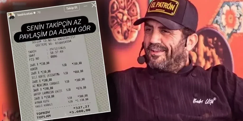 Proprietario di ristorante di kebab a Istanbul sotto indagine per prezzi elevati dopo risposta a critica sui social media