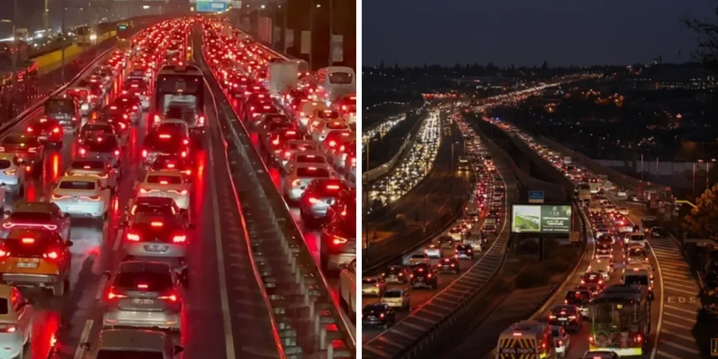 Traffico al 85 % a Istanbul prima del derby Galatasaray‑Fenerbahçe