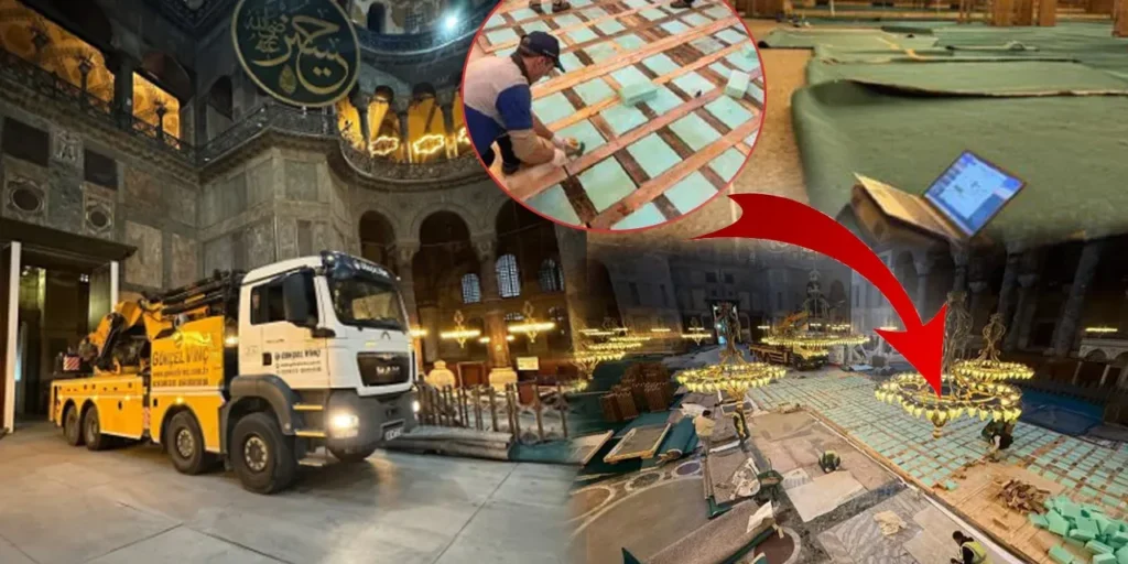 Autorità smentiscono voci su camion e danni alla Moschea di Santa Sofia