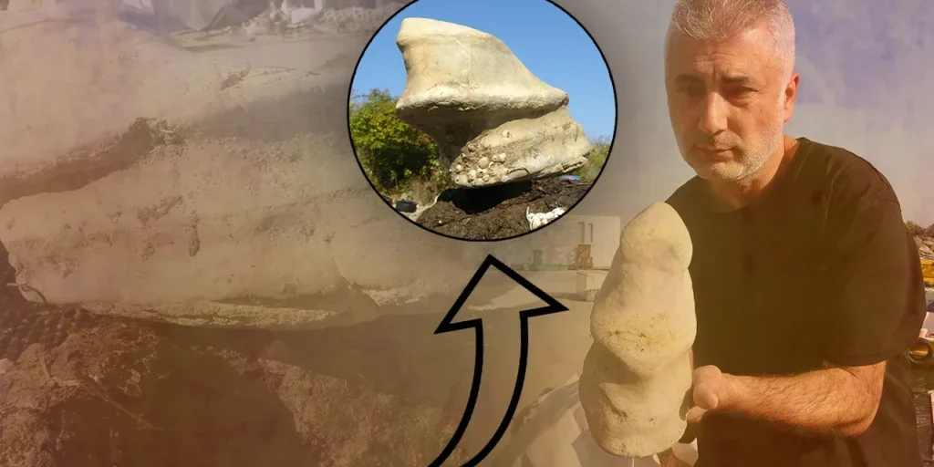 Oggetto a forma di piede trovato nelle reti di pesca a 15 metri di profondità vicino a Giresun