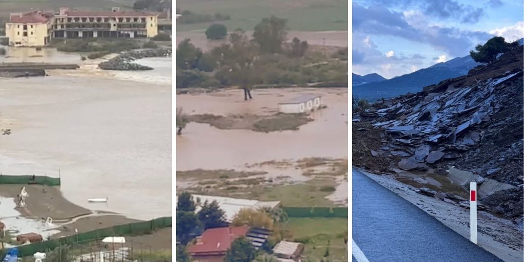 Gökçeada'yı sel bastı! Yollar kapandı: Ev ve iş yerleri sular altında kaldı