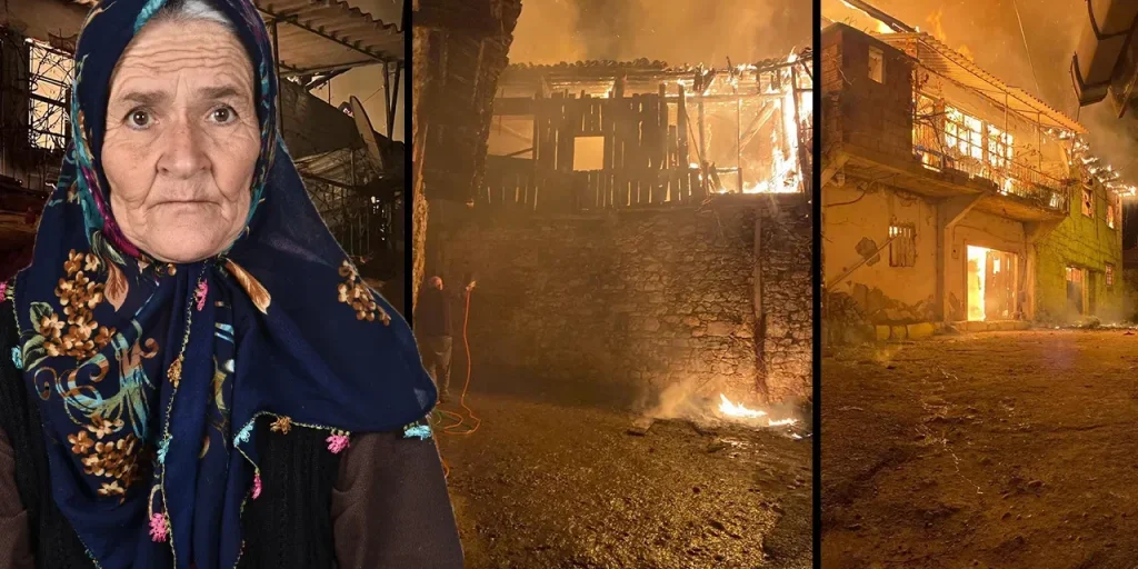 Incendio a Manisa: cinque abitazioni distrutte, una donna con disabilità visiva morta