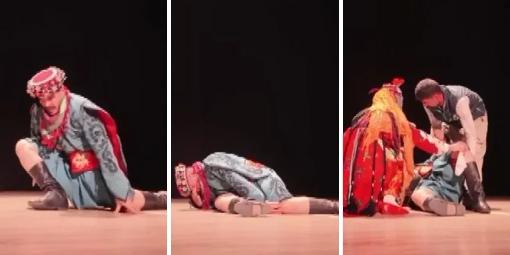 Ballerino si infortuna durante spettacolo a Gaziantep: lesione ai legamenti del ginocchio sinistro