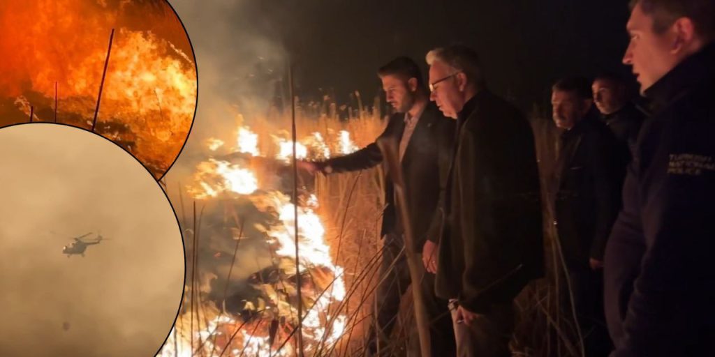 Incendio devastante nella regione di Hakkari: la zona umida di Nehil in pericolo