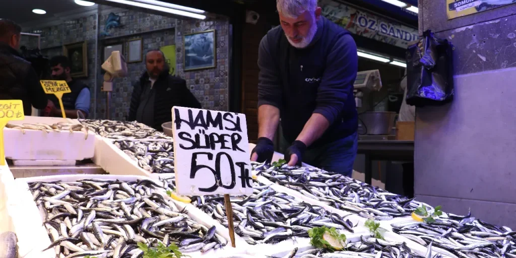 Prezzi dei prodotti ittici in caduta: l'abbondanza di hamsi fa scendere i prezzi a livelli record