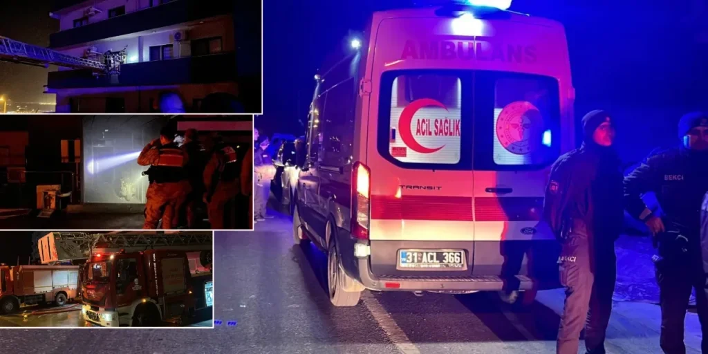 Incendio in concessionario di auto a Belen, Hatay: 2 morti e 14 feriti