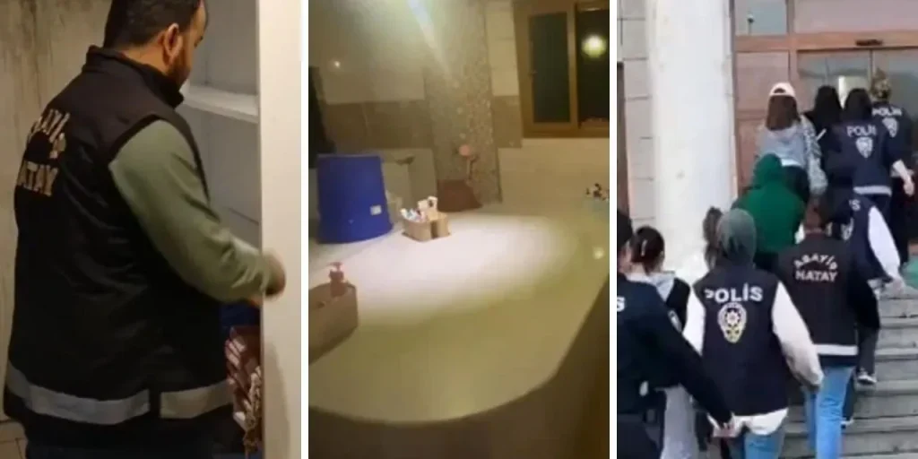 Polizia arresta nove donne in salone di massaggi a Hatay per attività di prostituzione