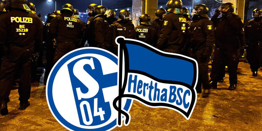 Violenza tra tifosi Hertha e Schalke: polizia in difficoltà di spiegazione