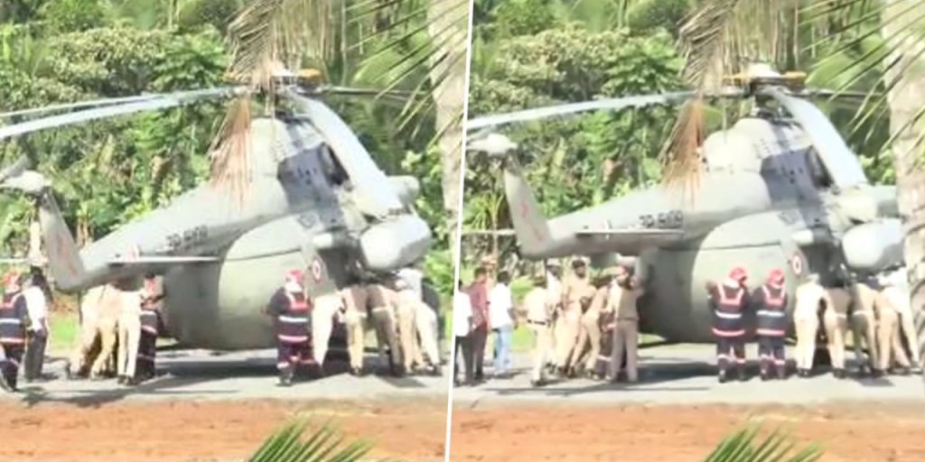 Hindistan Cumhurbaşkanı ölümden döndü! Helikopter piste saplandı