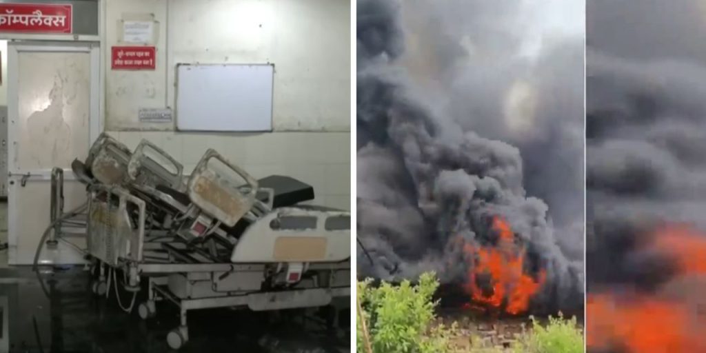 Hindistan'da hastanede yangın! Çok sayıda hasta hayatını kaybetti