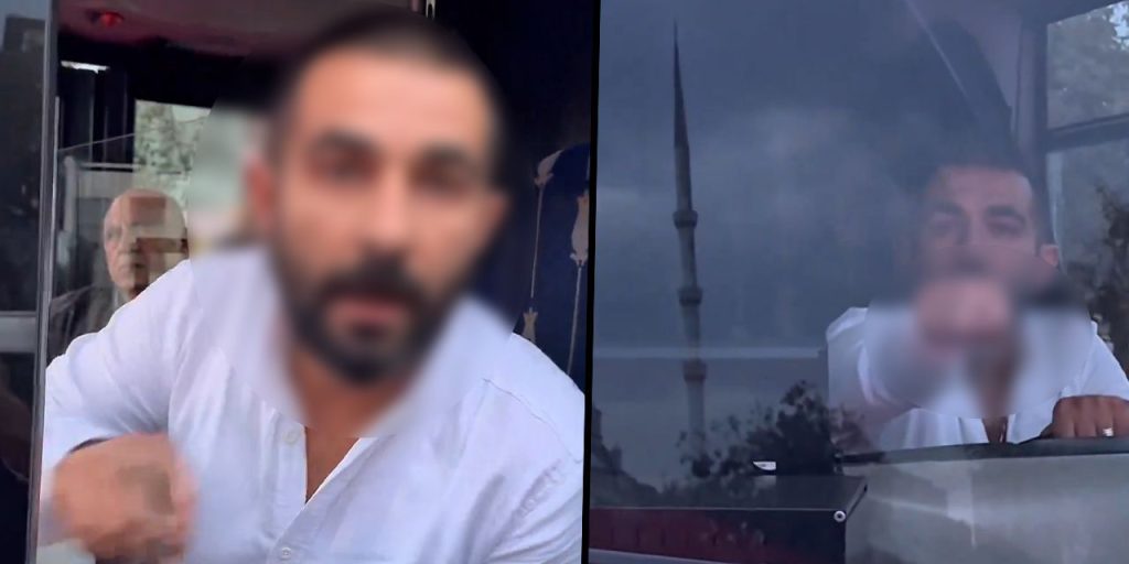 İETT şoföründen trafikte uygunsuz hareket! Cezası gecikmedi