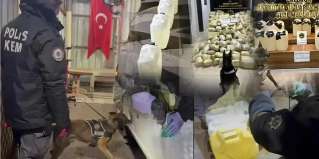 Operazioni antidroga a Mersin ed Erzurum: tre sospetti stranieri arrestati