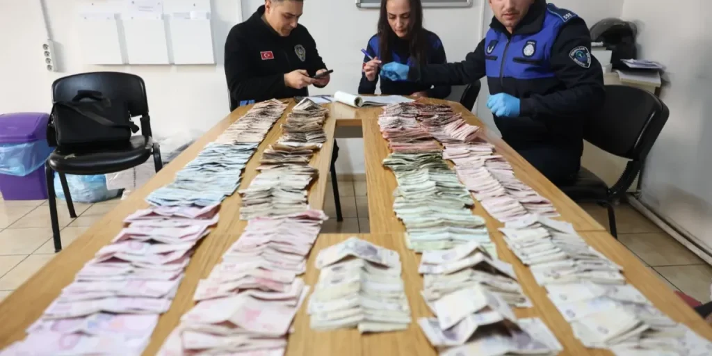 Uomo che chiedeva carità in Eskişehir trovato con 30.000 lira e biglietti del treno