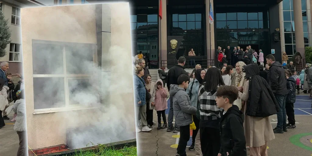 Incendio rapido in scuola di Kocaeli: evacuazione sicura degli studenti