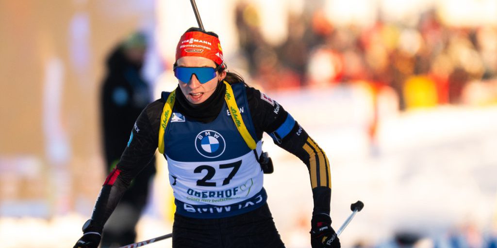 Atleta DSV esprime rabbia dopo sconfitta a Oberhof con forte esclamazione
