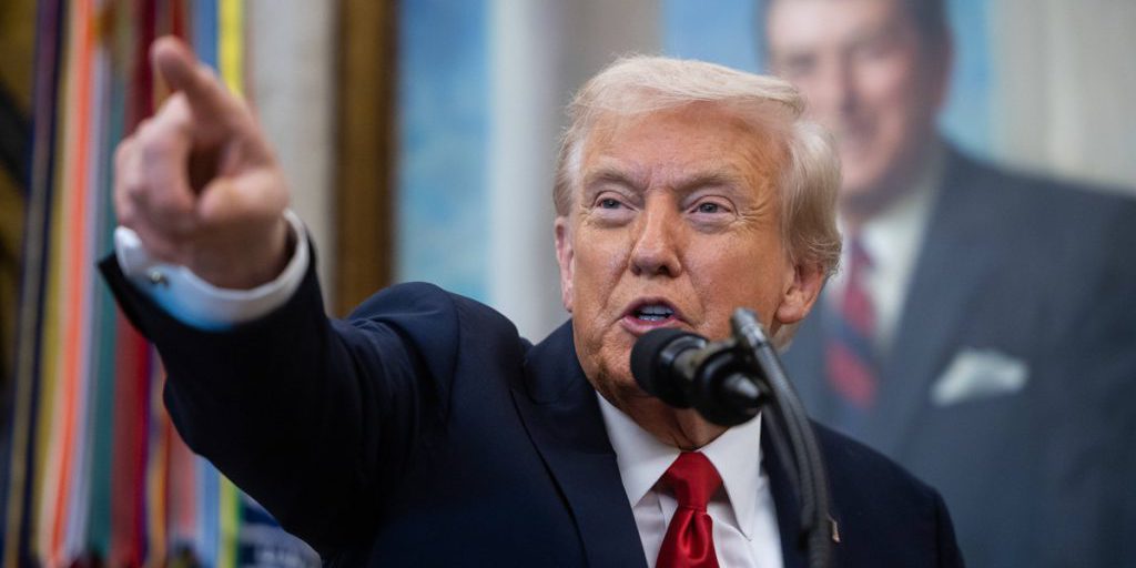 Während alle unter ihm ächzen: Trump verzeichnet dickes Plus