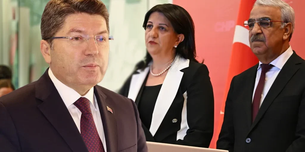 Il gruppo DEM di Imralı visita il Ministro della Giustizia Yılmaz Tunç