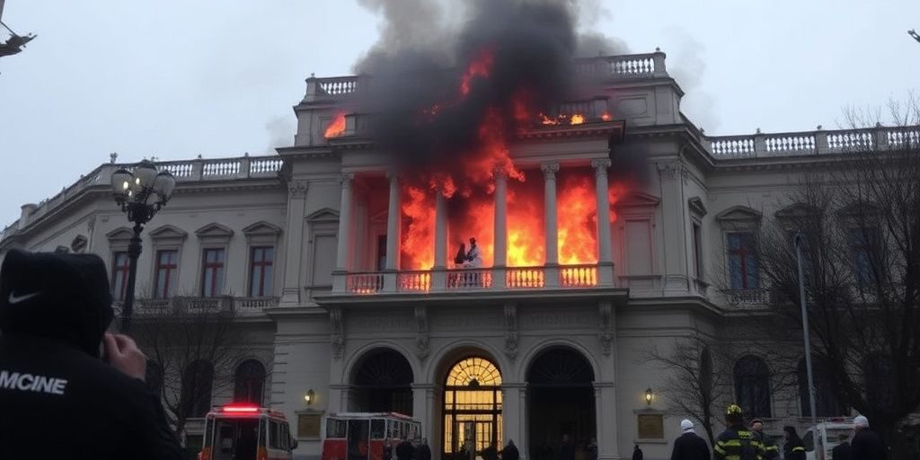 Incendio in un palazzo di Napoli: evacuazione senza feriti