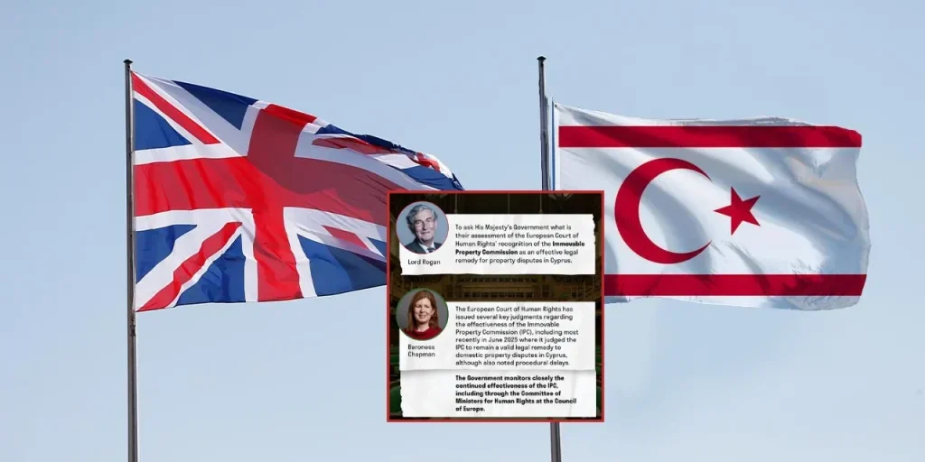 Regno Unito riconosce la Commissione immobiliare di Cipro del Nord, cambiando la disputa sulla proprietà