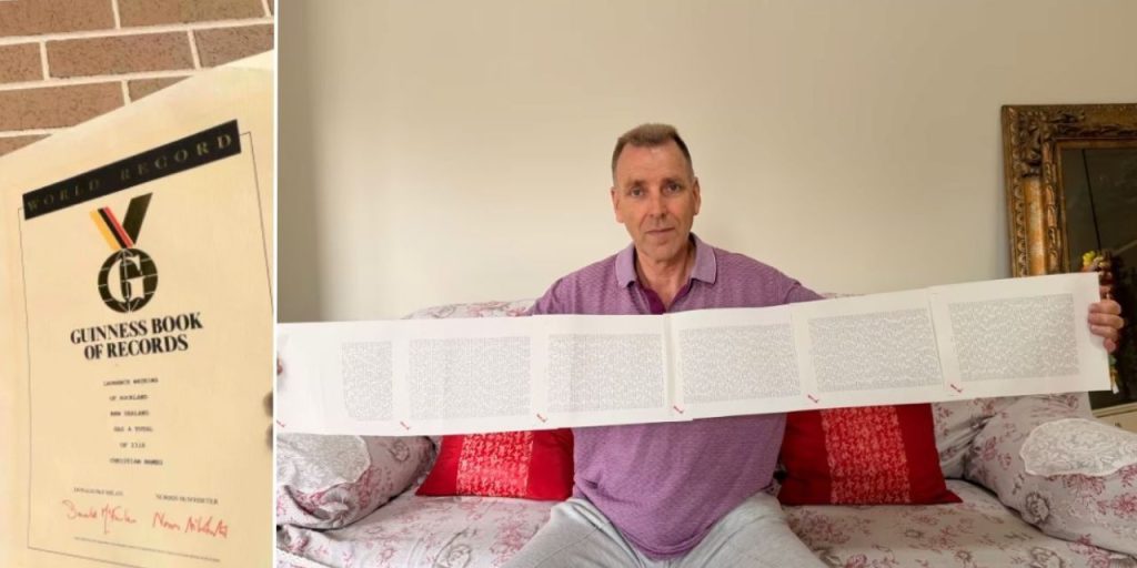 L'uomo con il nome più lungo del mondo: 2253 parole che hanno fatto la storia dei record