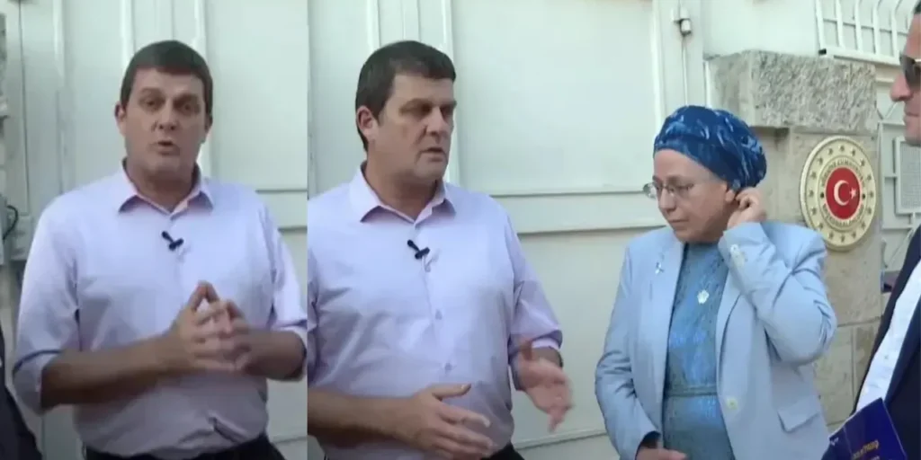 Tensioni tra Israele e Turchia: dichiarazione provocatoria di Orit Strock davanti al consolato turco a Gerusalemme Est