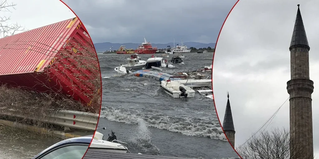 Tempesta in Istanbul provoca danni a tetti, alberi e infrastrutture