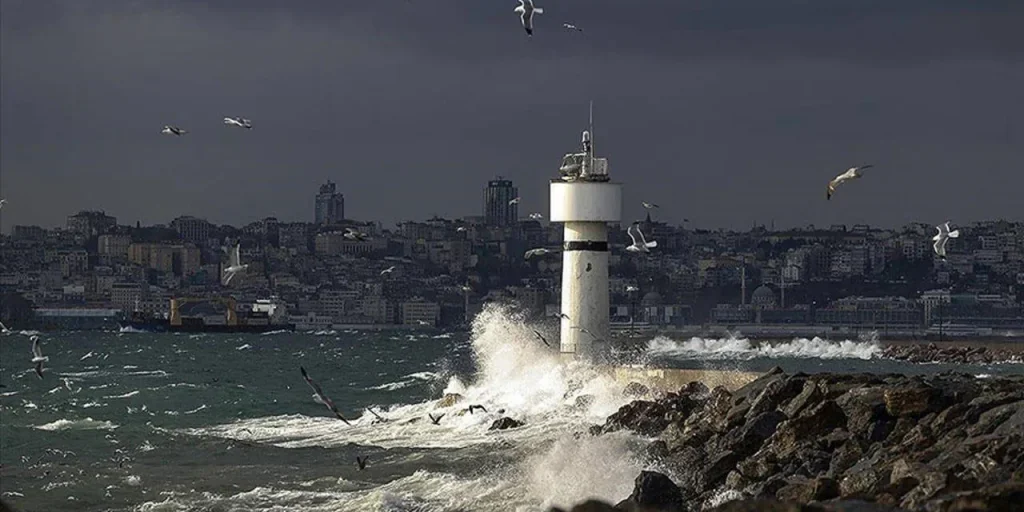 Avviso di tempesta sul Mar di Marmara: vento fino a 75 km/h, dissipazione prevista entro il 31 dicembre