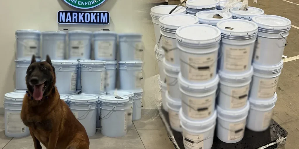 Istanbul: Sequestrata droga da Messico e Iran per 1,945 miliardi di lira