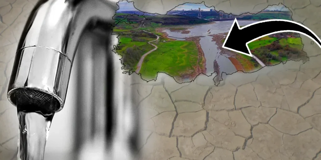 Damm Sazlıdere: livello d’acqua al 16,44 % e fratture nei terreni circostanti