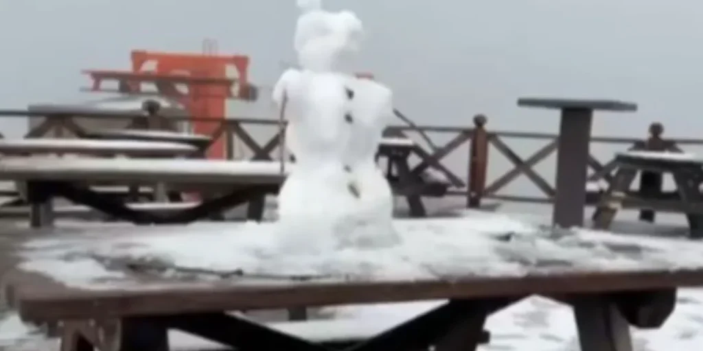 Neve a Uludağ: un breve manto bianco accende l'entusiasmo sciistico prima del Capodanno