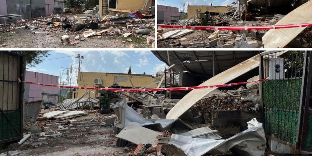 İzmir'de patlama! Ev yıkıldı, yaralılar var