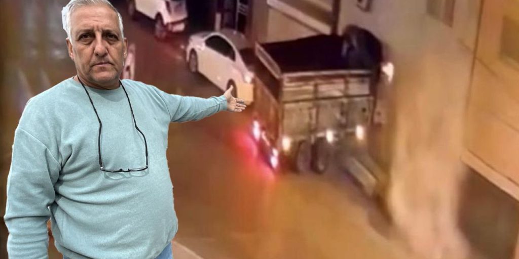 İzmir'de yürekler ağza geldi! Freni boşalan kamyon duvarı yıkıp eve girdi