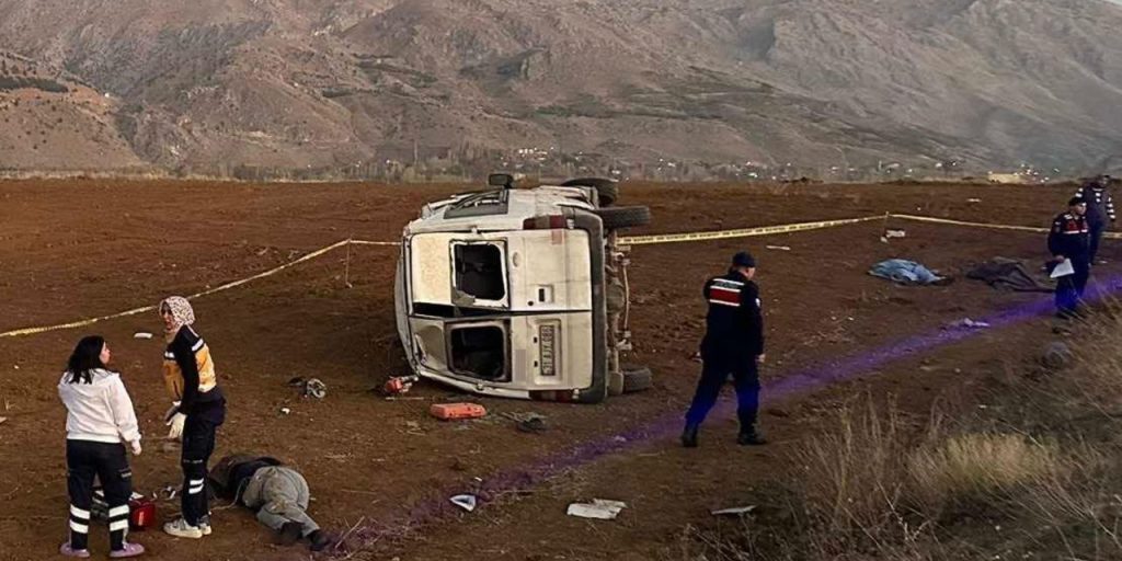 Incidente mortale a Kahramanmaraş: minibus si ribalta, 2 morti e 7 feriti