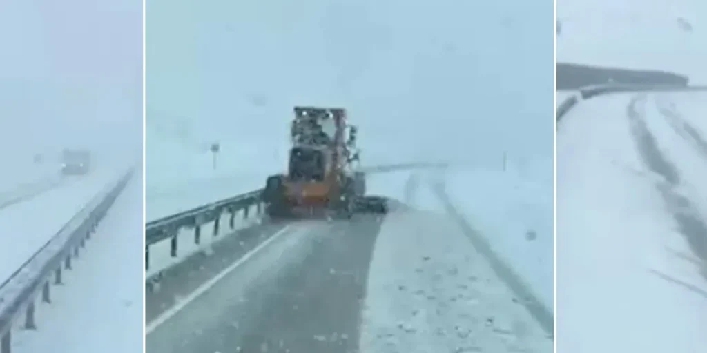 Yüksekova: squadre delle Strade Pubbliche lavorano 24 ore per aprire le strade dopo nevicata