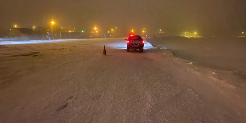 Nevicata intensa chiude la strada Kars‑Ardahan