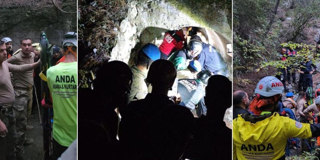 Kayıp adamı bulmak için metrelerce süründüler: Samsun'da nefes kesen kurtarma anları